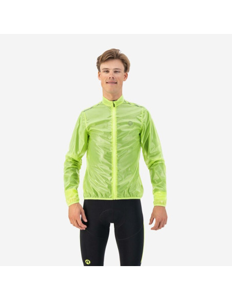 Rogelli kurtka p. deszczowa emergency fluor xl