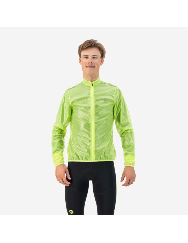 Rogelli kurtka p. deszczowa emergency fluor 2xl