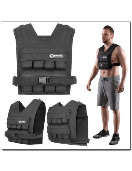 Kamizelka treningowa z obciążeniem 16kg cordura hms kto16