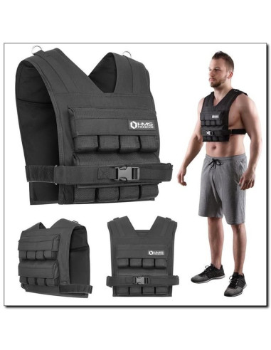 Kamizelka treningowa z obciążeniem 16kg cordura hms kto16