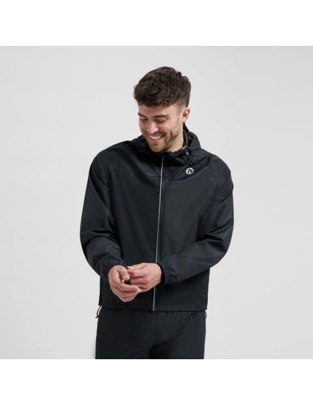 Rogelli kurtka na deszcz unisex core czarna s