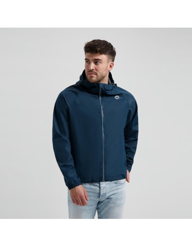 Rogelli kurtka na deszcz unisex core niebieska l