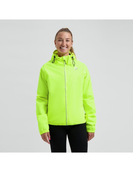 Rogelli kurtka na deszcz unisex core fluor s