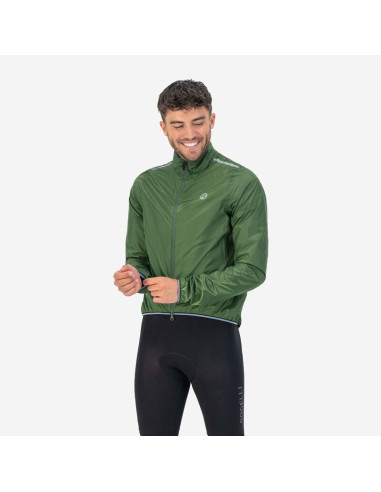 Rogelli kurtka p. deszczowa essential zielona 3xl
