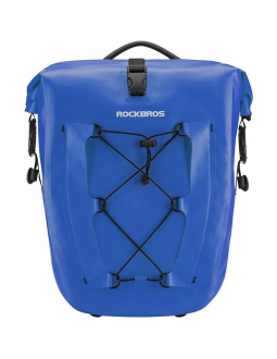Rockbros torba rowerowa wodoodporna niebieska