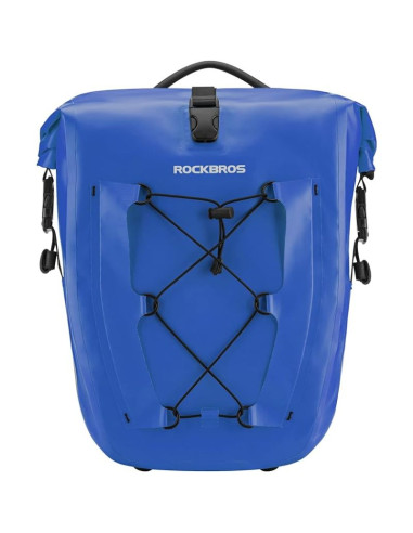 Rockbros torba rowerowa wodoodporna niebieska