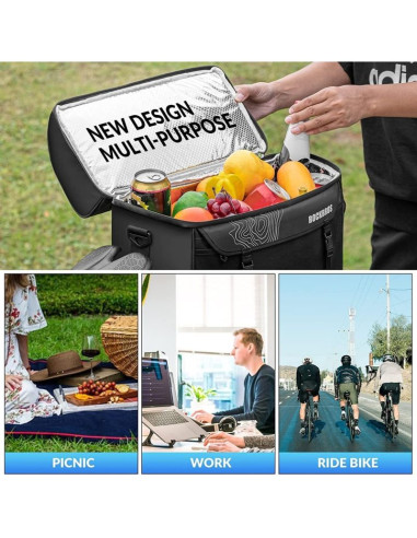 Rockbros torba rowerowa izolacyjna na bagażnik 11l