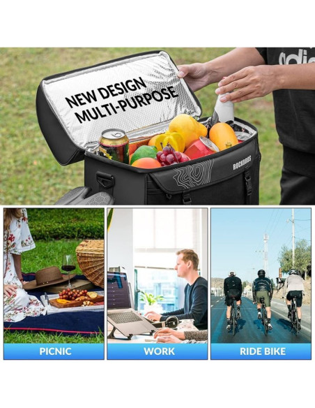 Rockbros torba rowerowa izolacyjna na bagażnik 11l