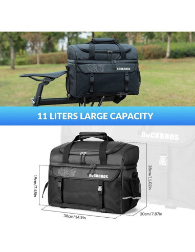 Rockbros torba rowerowa izolacyjna na bagażnik 11l