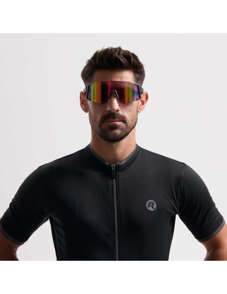 Rogelli okulary sabre czarno-czerwone