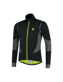 Rogelli kurtka zimowa brave czarno-fluorowa m