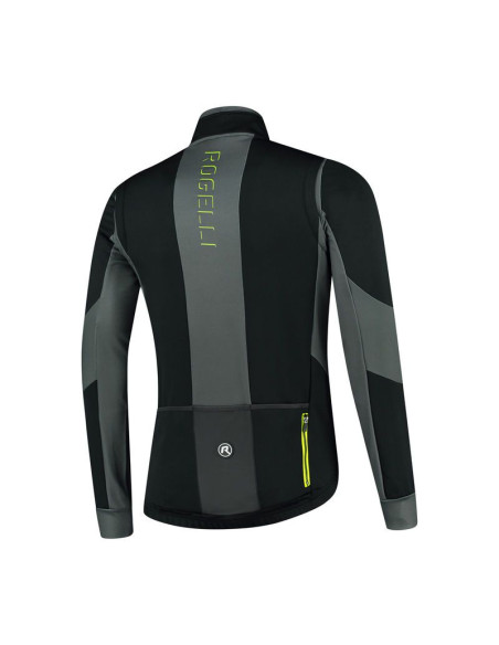 Rogelli kurtka zimowa brave czarno-fluorowa m