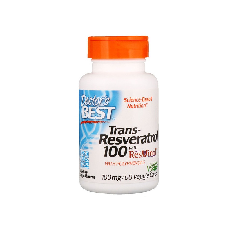 Trans-Resveratrol 100 mg + Polifenole 80 mg (60 kaps.)