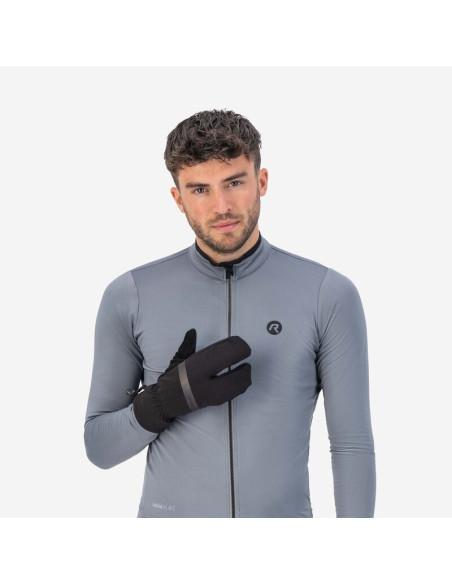 Rogelli rękawiczki zimowe nova lobster czarne xl