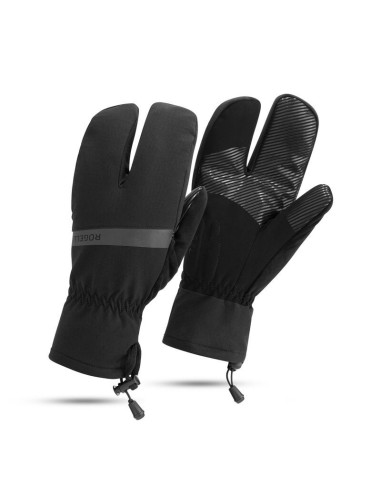 Rogelli rękawiczki zimowe nova lobster czarne 2xl