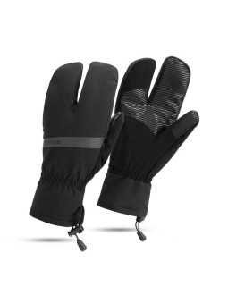 Rogelli rękawiczki zimowe nova lobster czarne 3xl