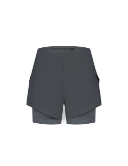 Rogelli spodenki damskie 2w1 essential szare 2xl 2