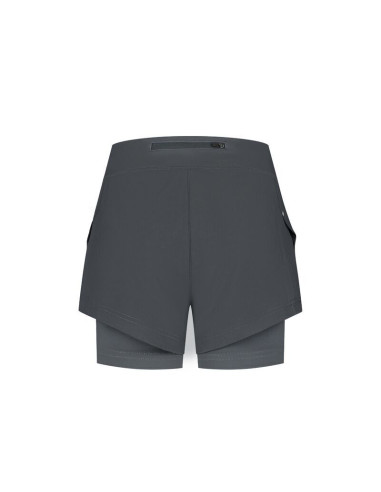 Rogelli spodenki damskie 2w1 essential szare 2xl