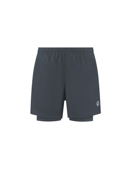 Rogelli spodenki męskie 2w1 essential szare 2xl