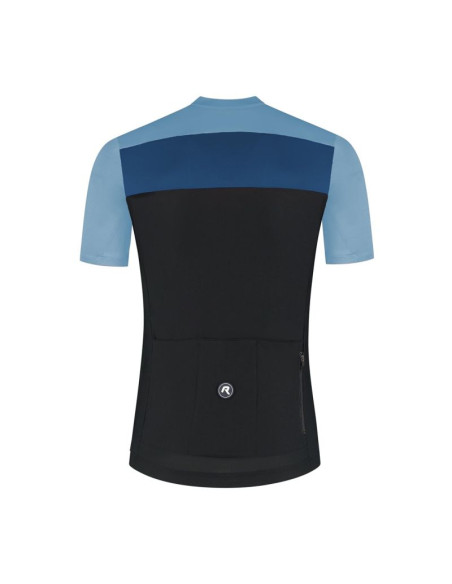 Rogelli koszulka core block niebiesko-czarna 5xl