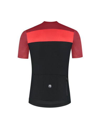 Rogelli koszulka core block czarno-czerwona 3xl