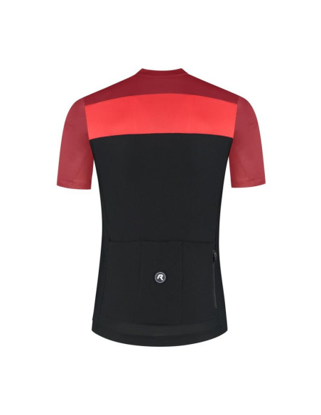 Rogelli koszulka core block czarno-czerwona 3xl