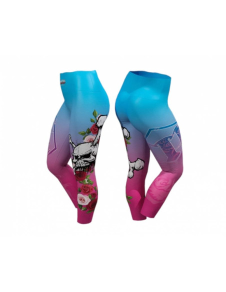 Damskie leginsy długie mfc "roses"