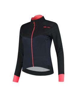 Rogelli kurtka damska contenta czarno-różowa xl