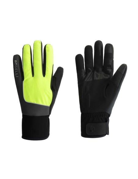 Rogelli rękawiczki zimowe essential hivis fluo 2xl