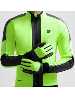 Rogelli rękawiczki zimowe essential hivis fluo 2xl 2