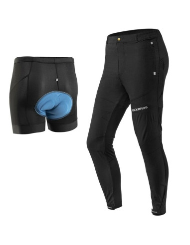 Rockbros męskie spodnie rowerowe ypk027 czarne m