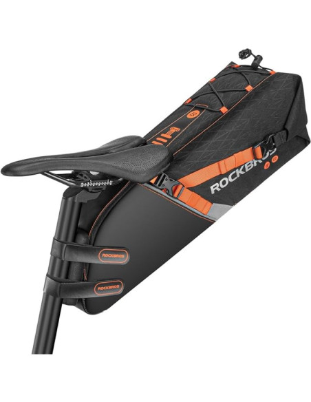 Rockbros torba rowerowa pod siodełko czar-pomar