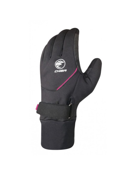 Chiba rękawiczki rain pro czarno różowe s