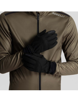 Rogelli rękawiczki zimowe nimbus czarne l 2