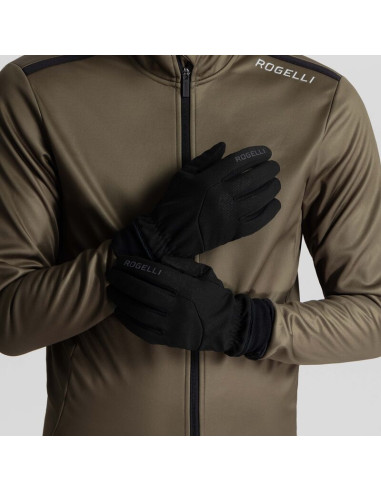 Rogelli rękawiczki zimowe nimbus czarne xl