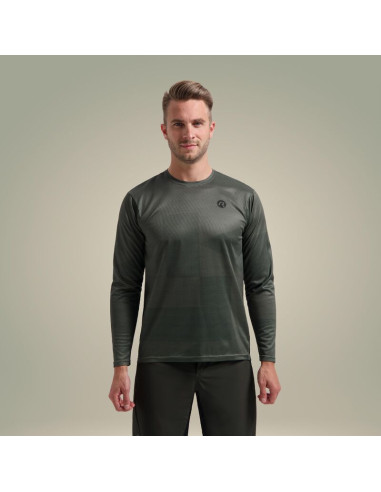 Rogelli koszulka dł.rękaw mtb advntr zielona 3xl