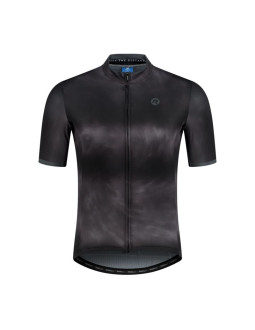 Rogelli koszulka męska tie dye czarno-szara m