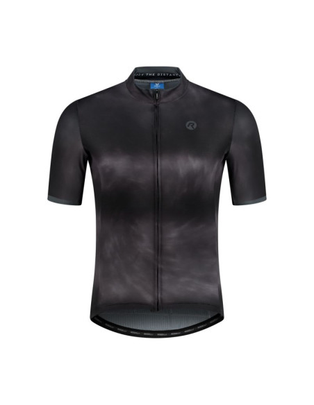 Rogelli koszulka męska tie dye czarno-szara m