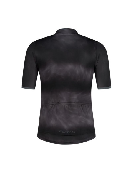 Rogelli koszulka męska tie dye czarno-szara m