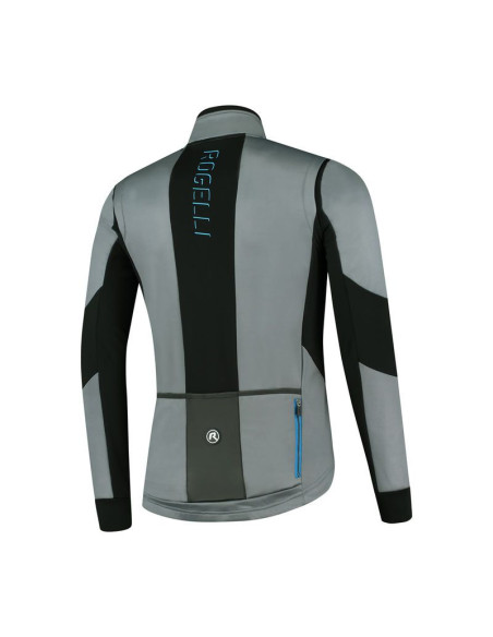 Rogelli kurtka zimowa brave szaro-niebieska l