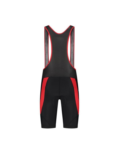 Rogelli spodenki na szelkach core czarno-czerw 3xl