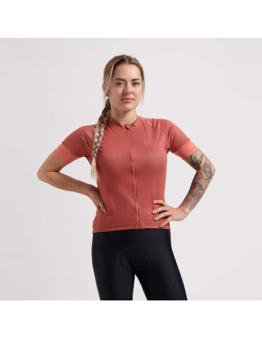 Rogelli koszulka damska modesta czerwono-koral xs