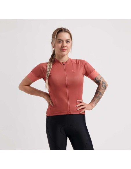 Rogelli koszulka damska modesta czerwono-koral xs