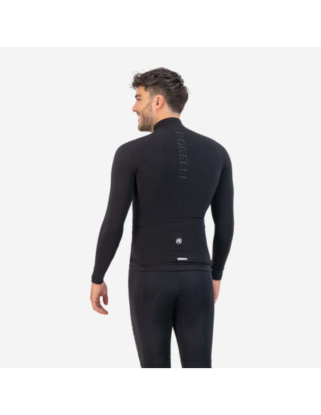 Rogelli koszulka dł. rękaw distance czarna m