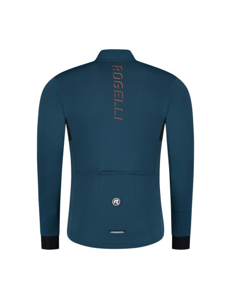 Rogelli koszulka dł. rękaw distance niebieska l