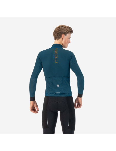 Rogelli koszulka dł. rękaw distance niebieska l