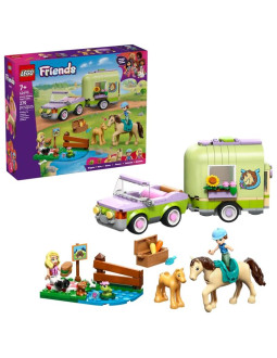 Lego friends 42695 przyczepa do przewozu źrebaków