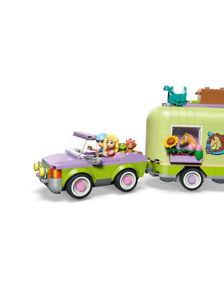 Lego friends 42695 przyczepa do przewozu źrebaków