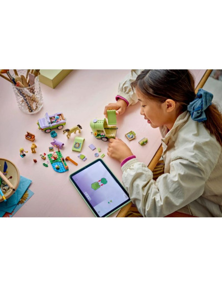 Lego friends 42695 przyczepa do przewozu źrebaków