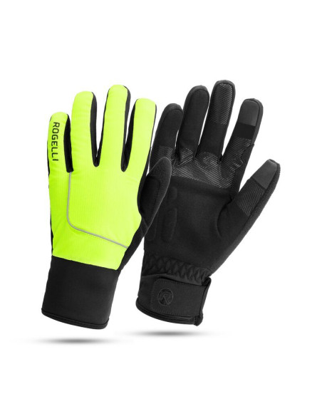Rogelli rękawiczki zimowe essential fluor l